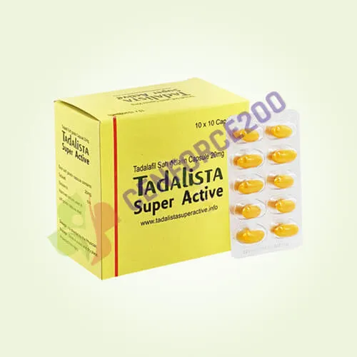 Tadalista Super Active 20mg (Tadalafil)